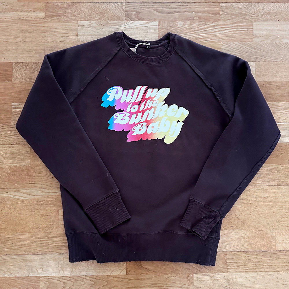 Pull up to the Bunker Sweat - Brown - M - (Sample)