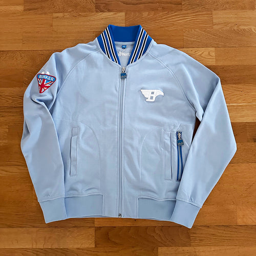 Full Zipper Jacket with Embroidery - Blue - XS & S (Sample)