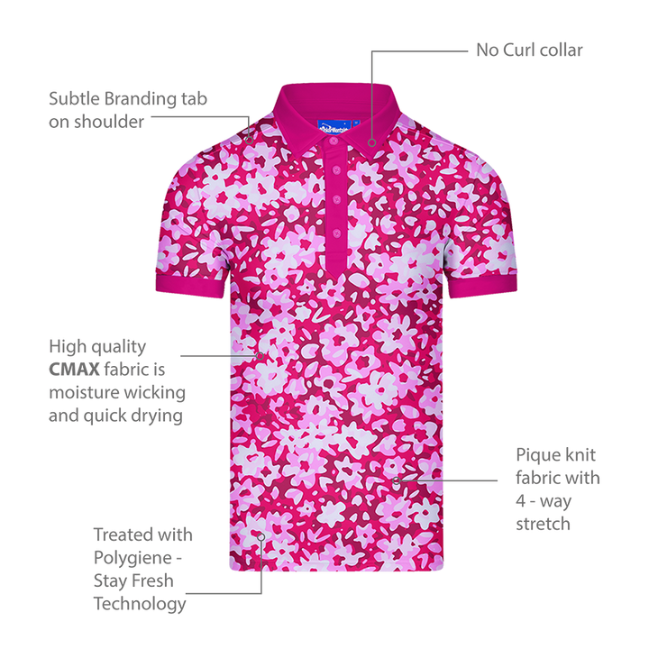 Cmax Camo Floral Polo
