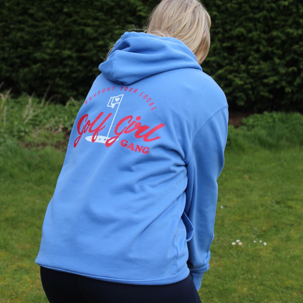 Bunker Woman Girl Gang Hoodie Blue