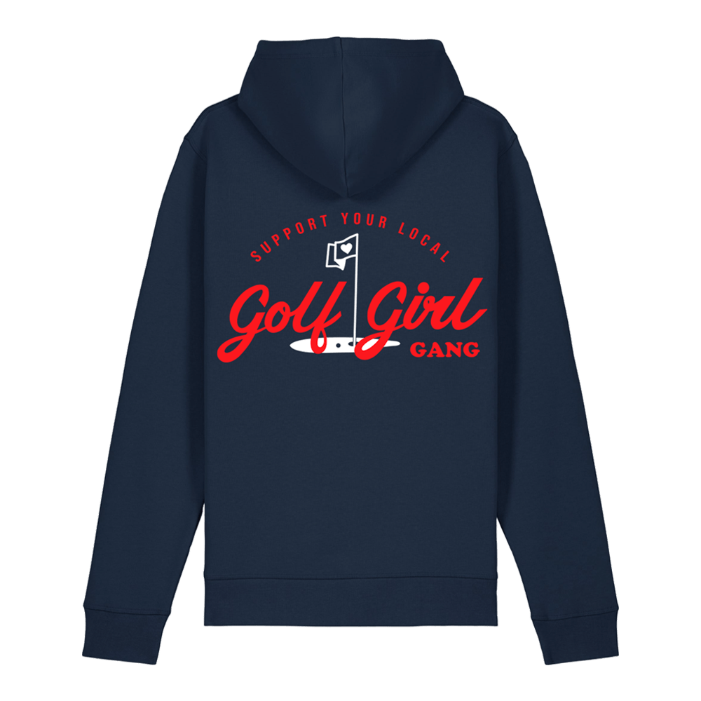 Bunker Woman Girl Gang Hoodie Navy