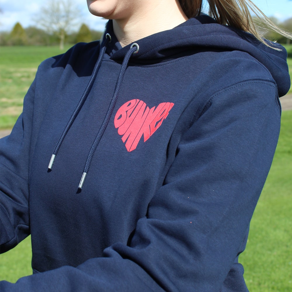 Bunker Woman Girl Gang Hoodie Navy