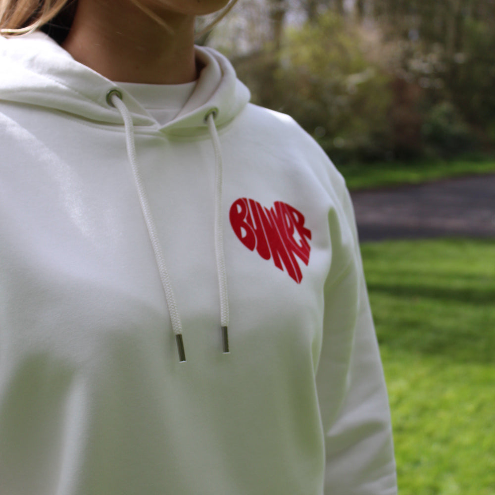 Bunker Woman Girl Gang Hoodie Off White