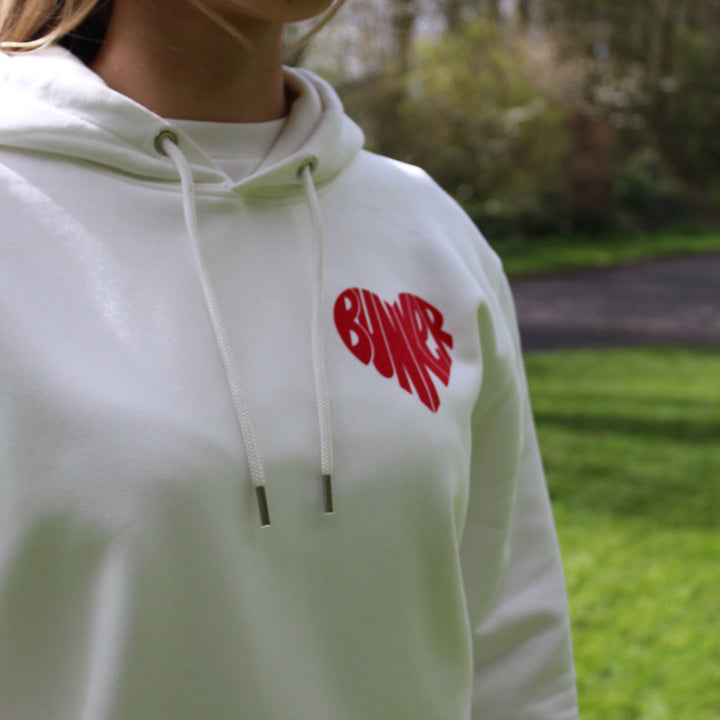 Bunker Woman Girl Gang Hoodie Off White