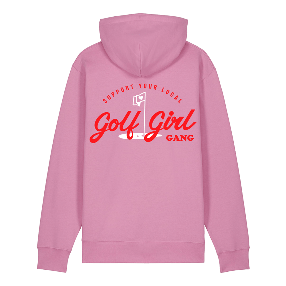 Bunker Woman Girl Gang Hoodie Pink