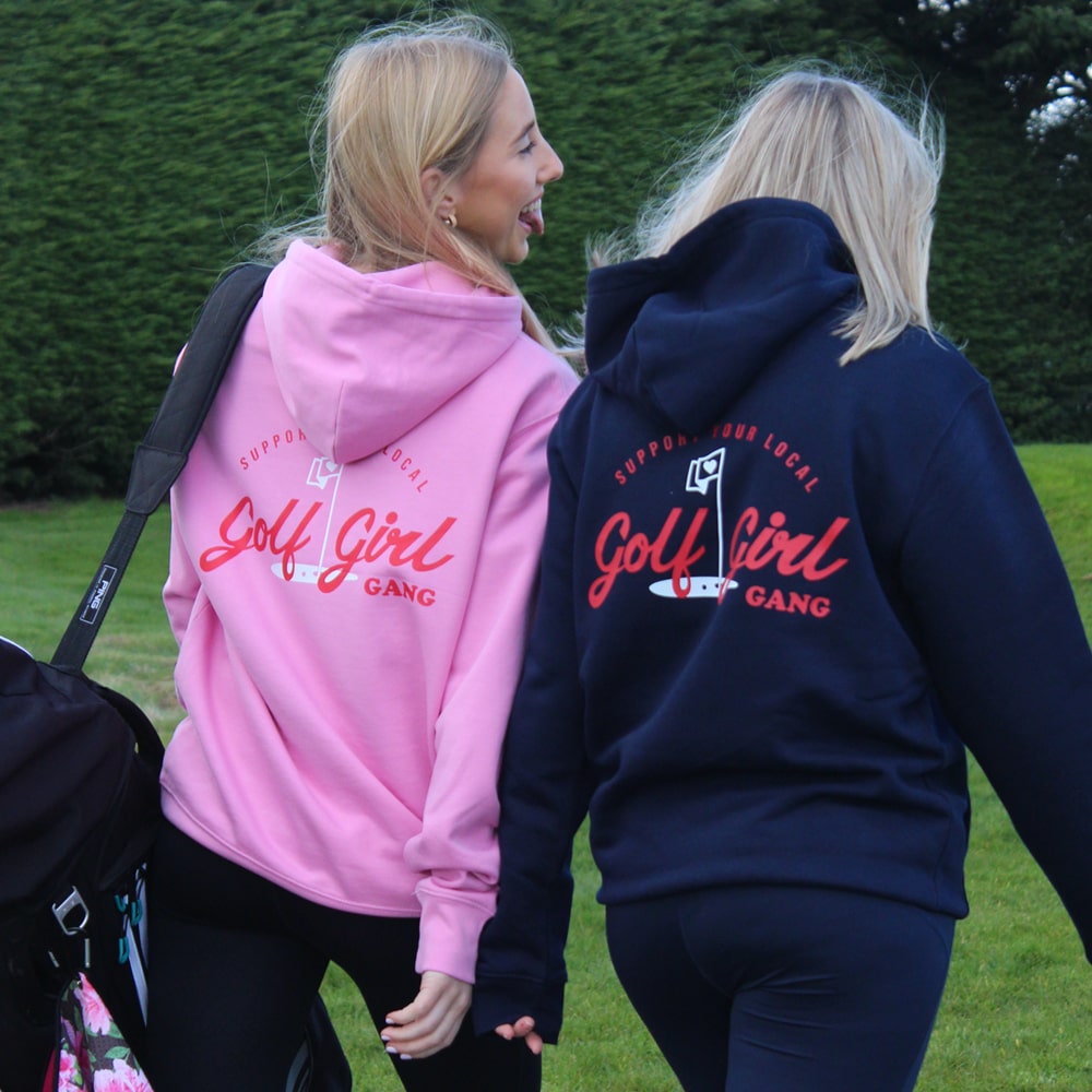 Bunker Woman Girl Gang Hoodie Pink