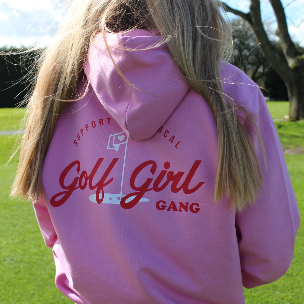 Bunker Woman Girl Gang Hoodie Pink