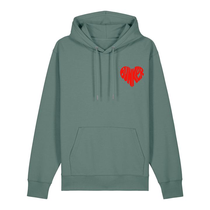 Bunker Woman Girl Gang Hoodie Sage Green