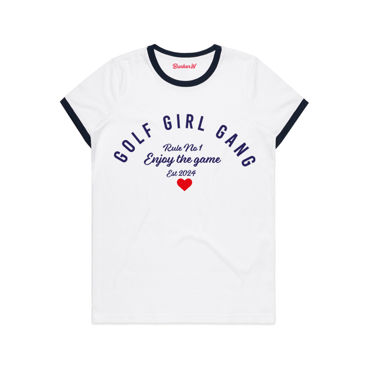 Girl Gang Ringer T Shirt