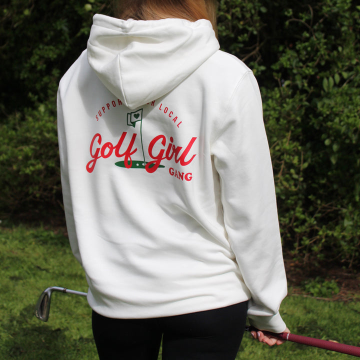 Bunker Woman Girl Gang Hoodie Off White