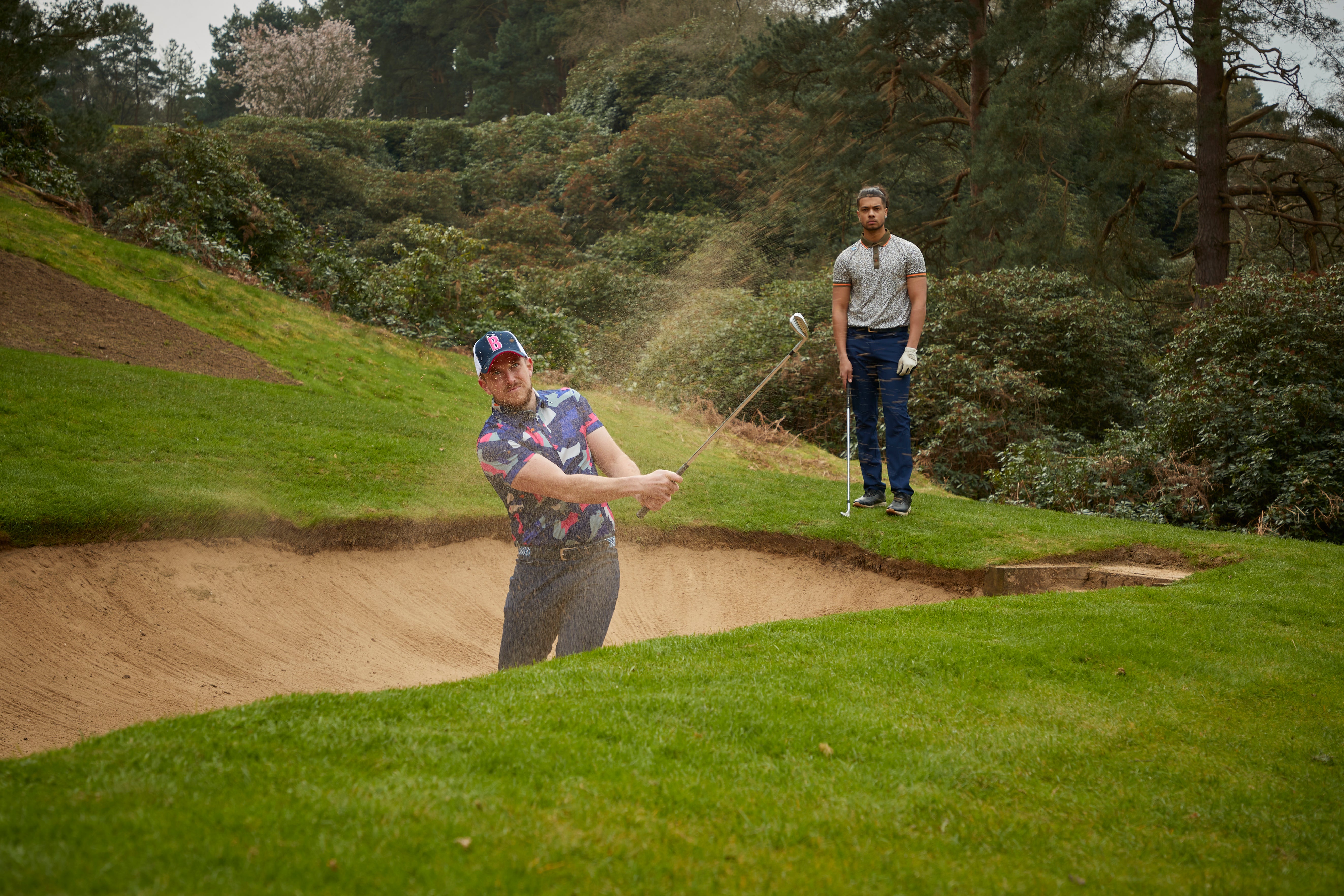 BUNKER MENTALITY ポロシャツ　Lサイズ　ゴルフウェア Bunker | Sustainable, Custom-Fit Golfwear by Bunker Golf