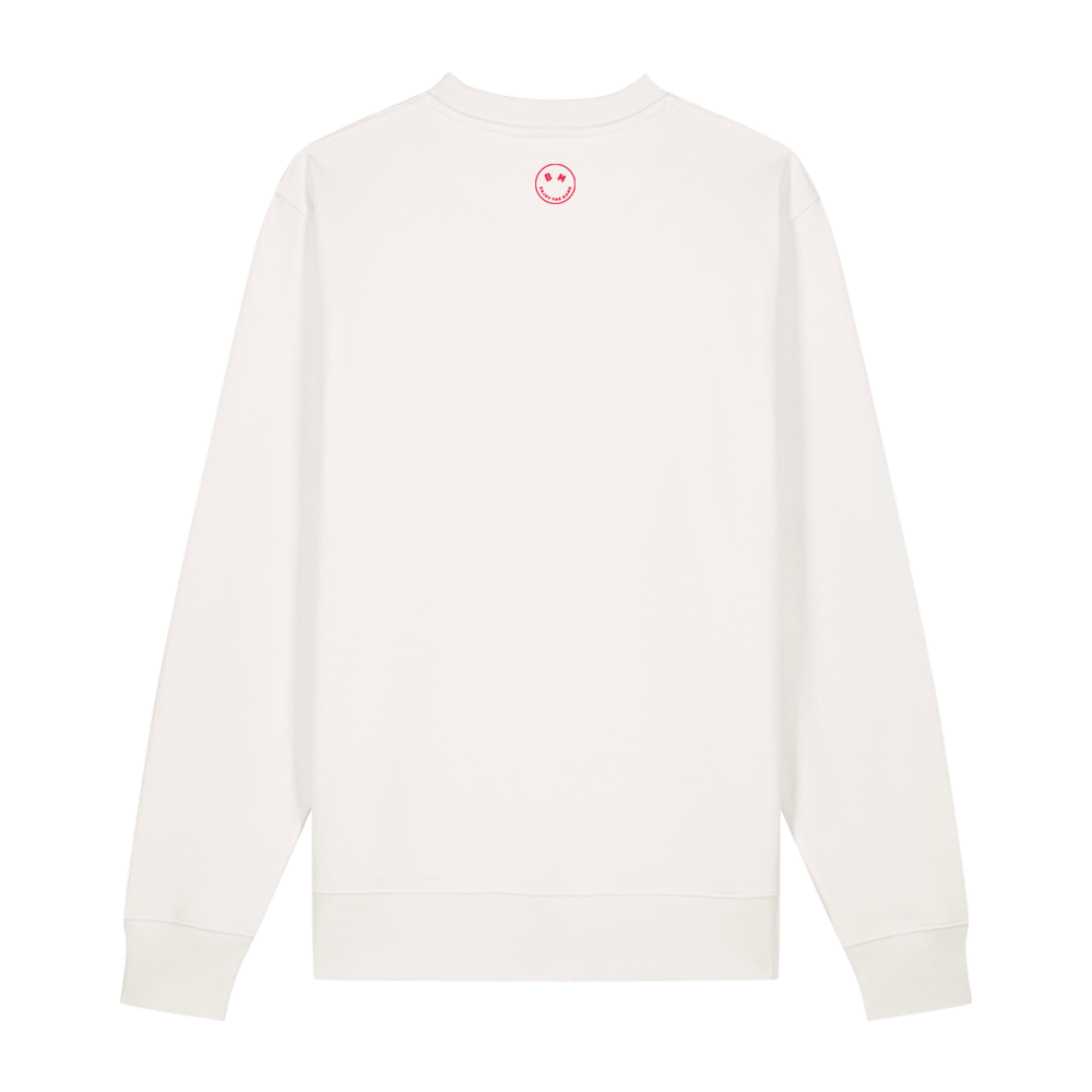 Bunker Woman Heart Sweatshirt Off White