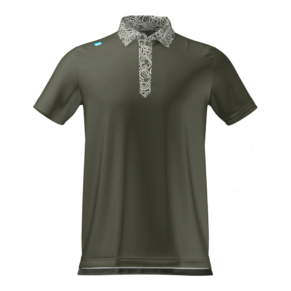 CMax Paisley Collar Polo