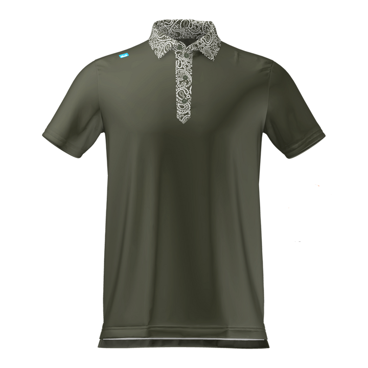 CMax Paisley Collar Polo