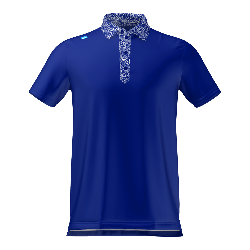 CMax Paisley Collar Polo