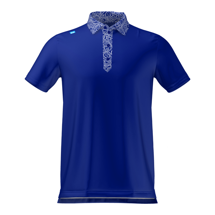 CMax Paisley Collar Polo