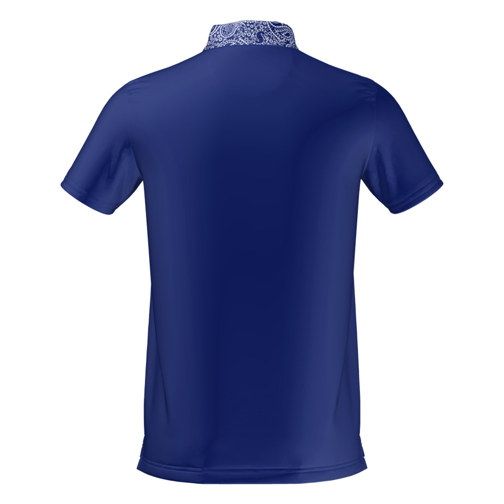 CMax Paisley Collar Polo