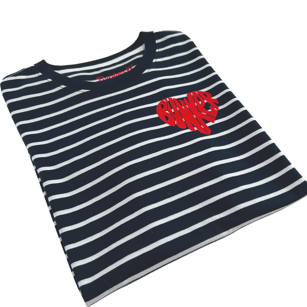 Heart Stripe T Shirt