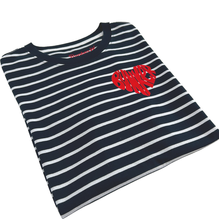 Heart Stripe T Shirt