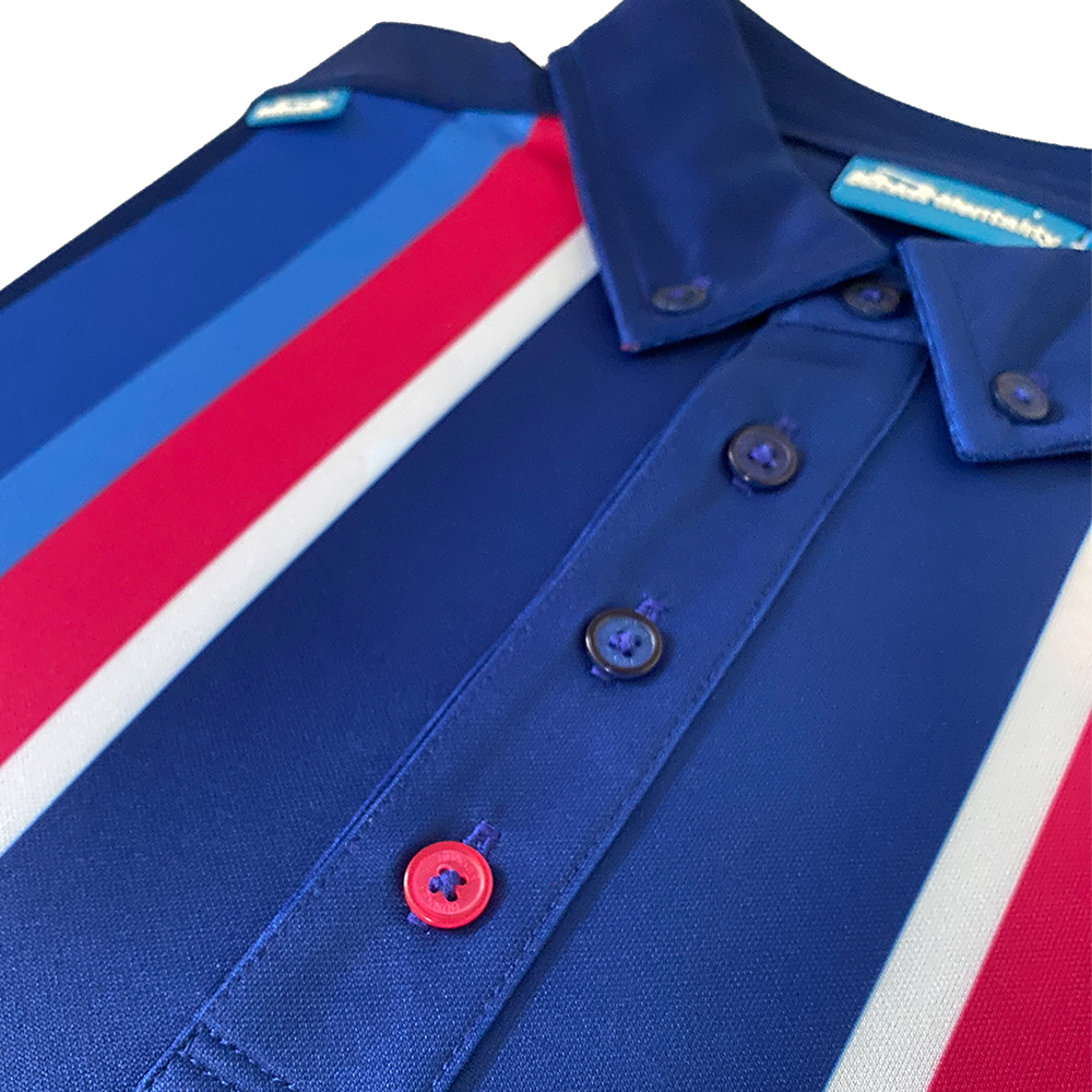 CMAX Vertical Stripe Polo
