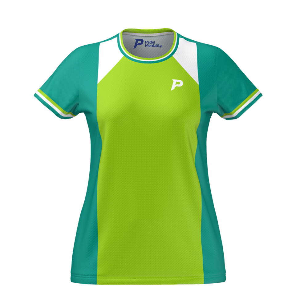 Block Tech T Shirt Green