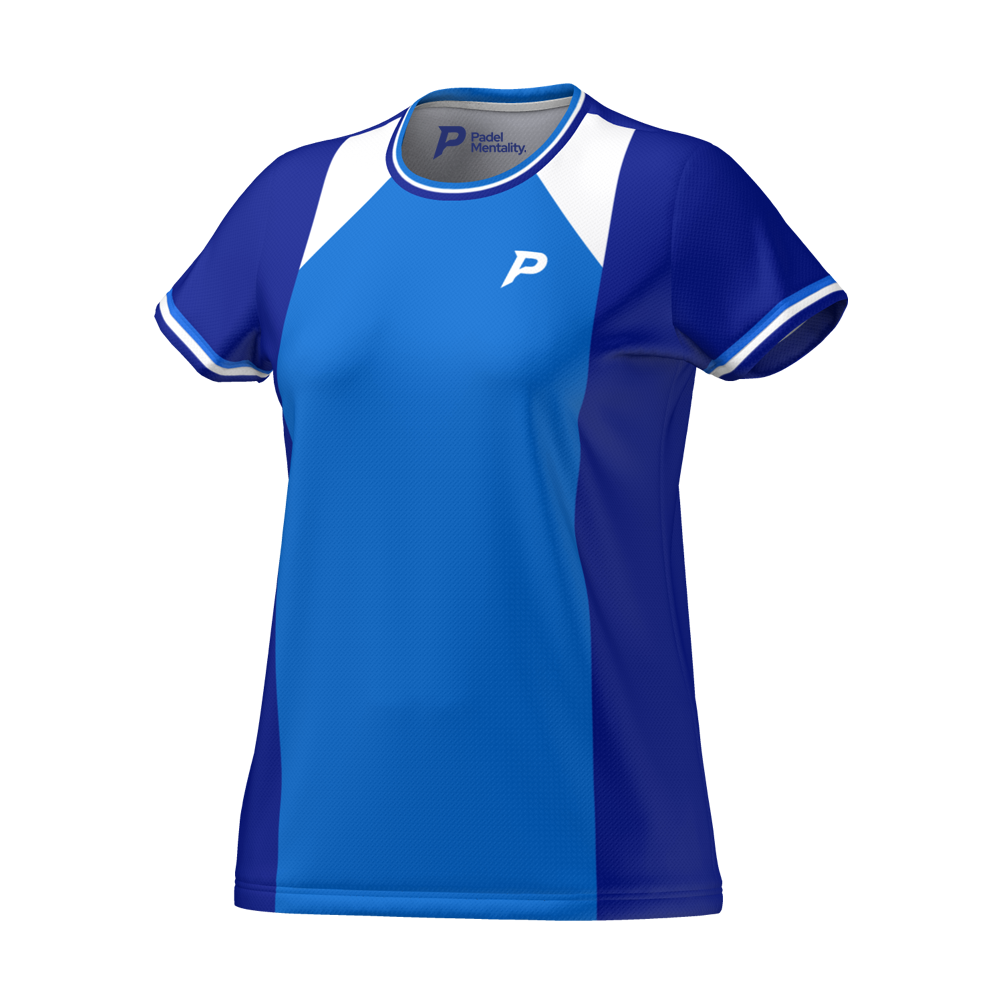 Block Tech T Shirt Blue