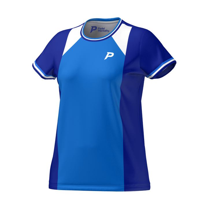 Block Tech T Shirt Blue
