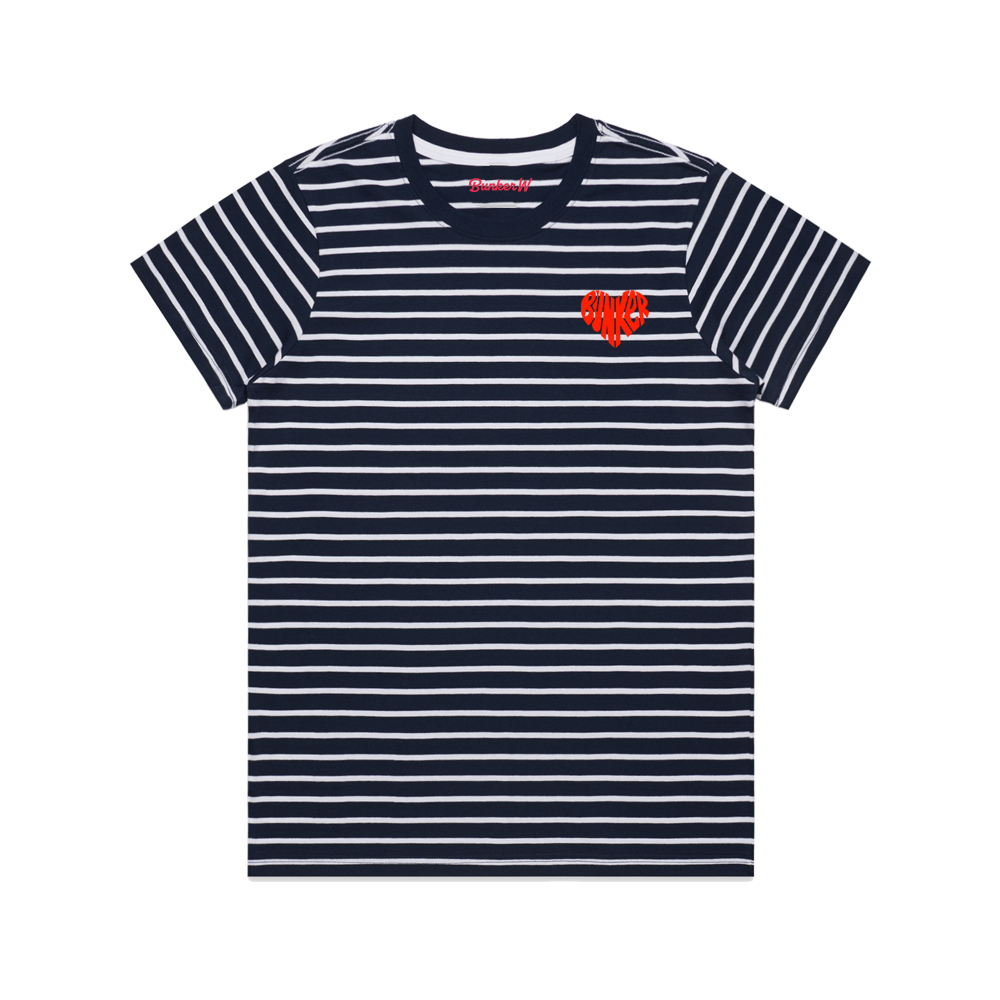 Heart Stripe T Shirt