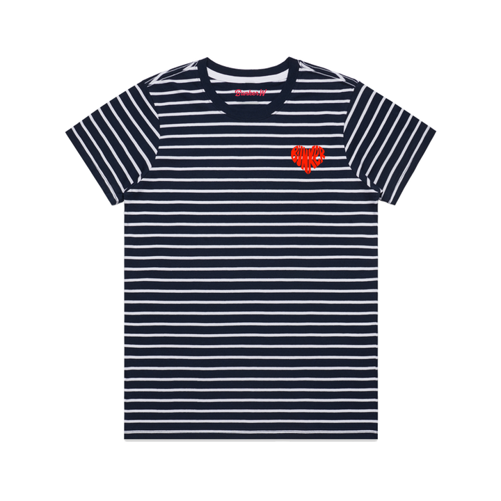 Heart Stripe T Shirt