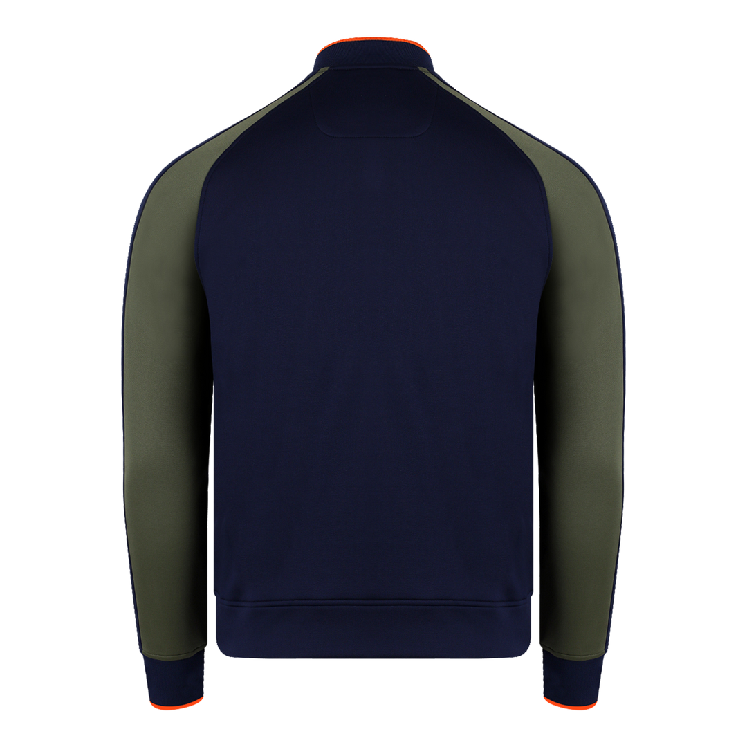 Colour Block Quarter Zip