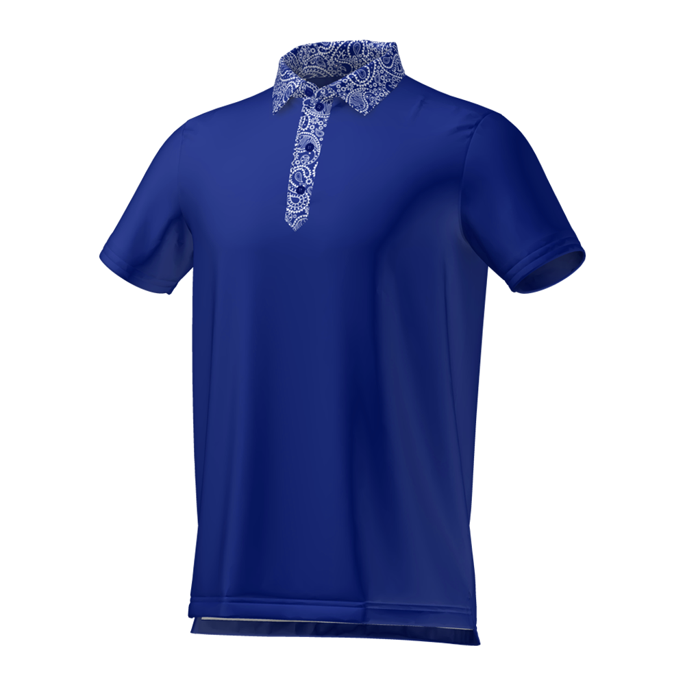 CMax Paisley Collar Polo