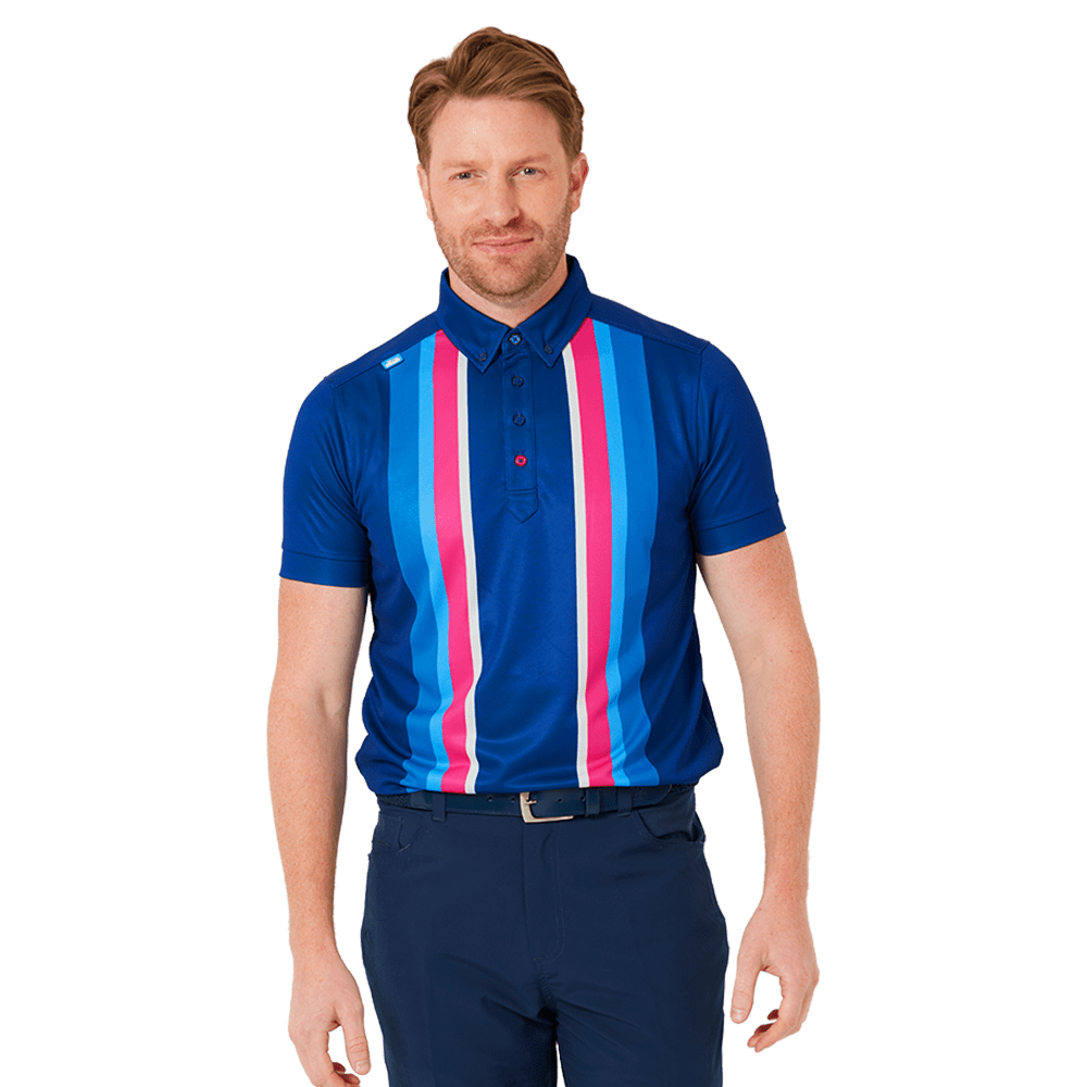 CMAX Vertical Stripe Polo