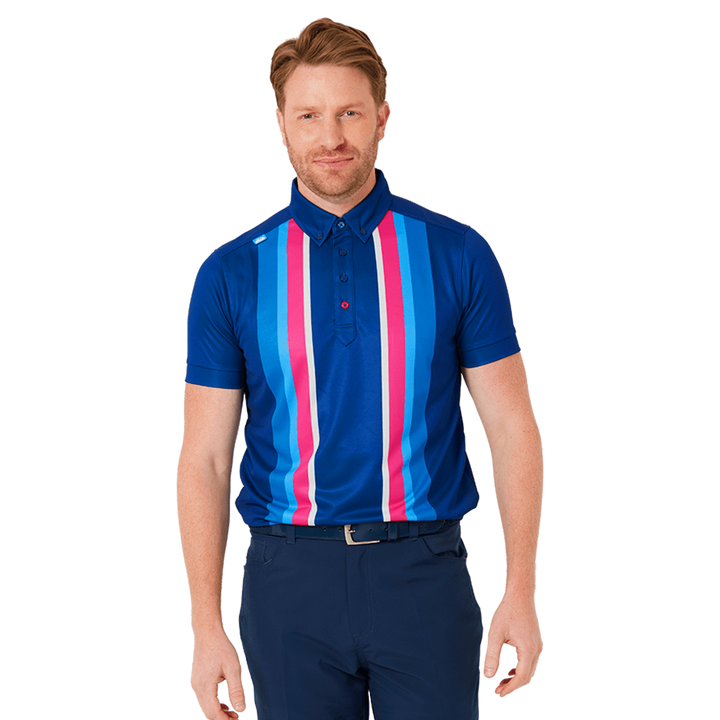 CMAX Vertical Stripe Polo