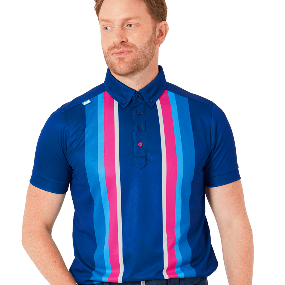 CMAX Vertical Stripe Polo