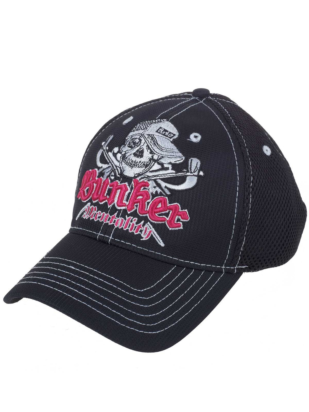 Bunker Logo Skull Baseball (Sample) - Black - S/M