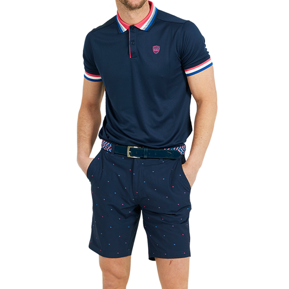 Offset Spot Shorts