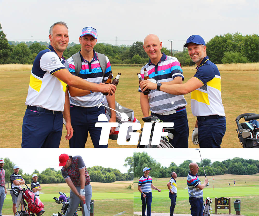 Think Golf It's Friday - Guys Playing Golf