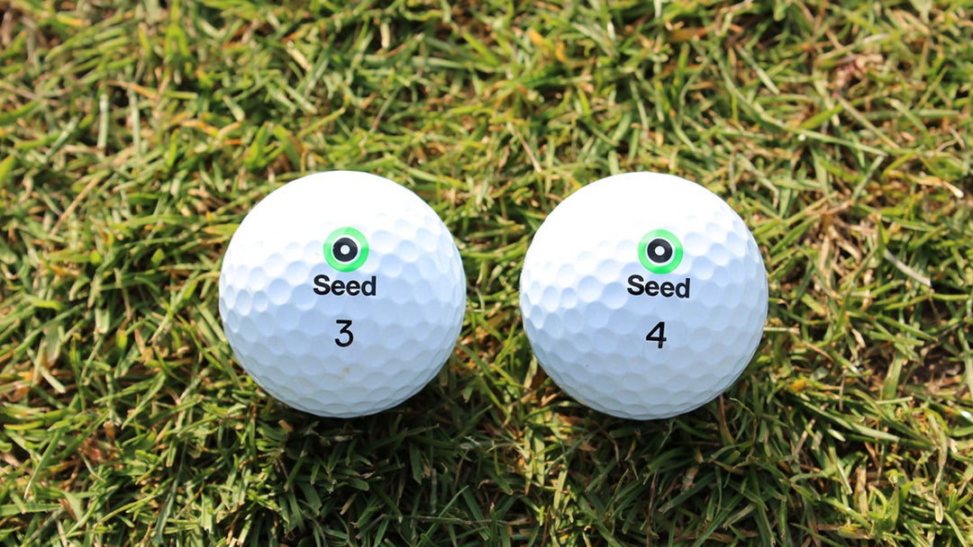 Seed Golf Balls on Grass