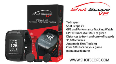 Win a Shot Scope V2 GPS + Performance Tracking Watch