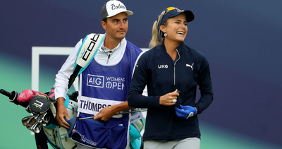 Why is Lexi Thompson using a local caddy?