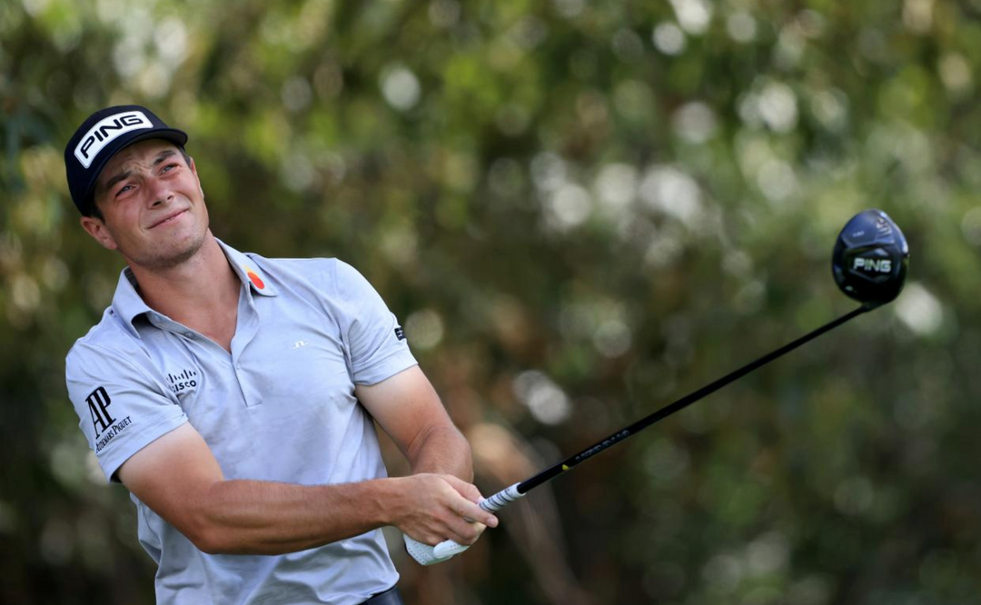 How did a fellow tour pro break Viktor Hovland's driver?