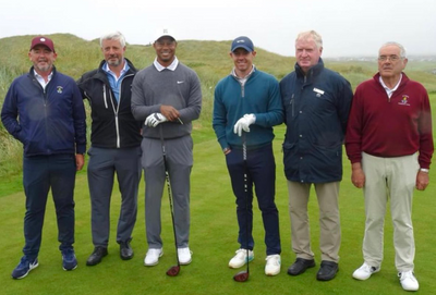 Tiger and Rory warm up for St Andrews in style