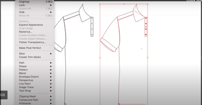 An insight into the design process to create a polo shirt