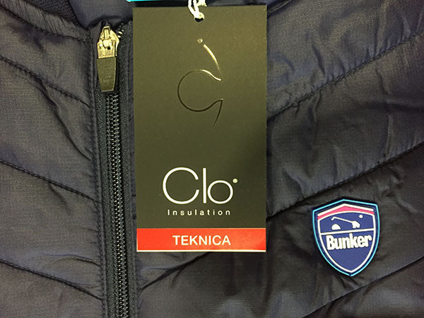 Clo Insulation Swing Tag on Garment