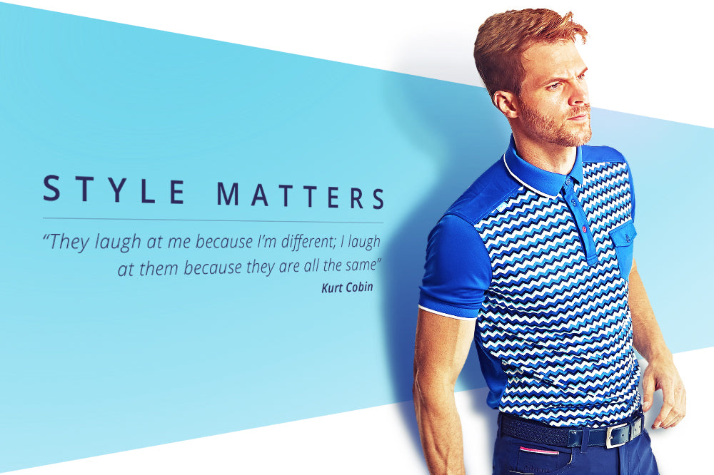 Bunker Mentality Zig Zag Polo Shirt