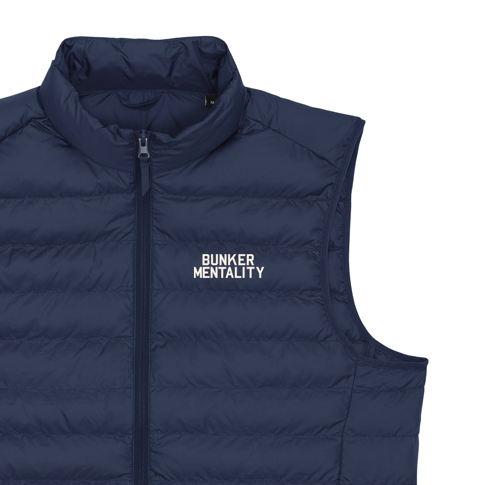 Bunker Tech Logo Gilet - Navy