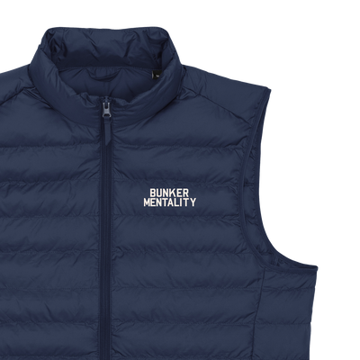 Bunker Tech Logo Gilet - Navy