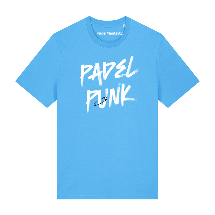 Padel Punk Organic Cotton T-Shirt - Blue