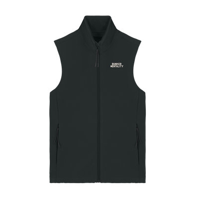 The Hooley Gilet - Bonded Soft Shell - Black