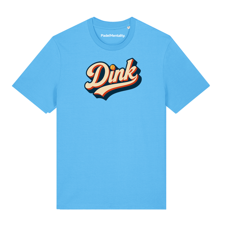 Padel Mentality Dink Organic Cotton T-Shirt - Blue